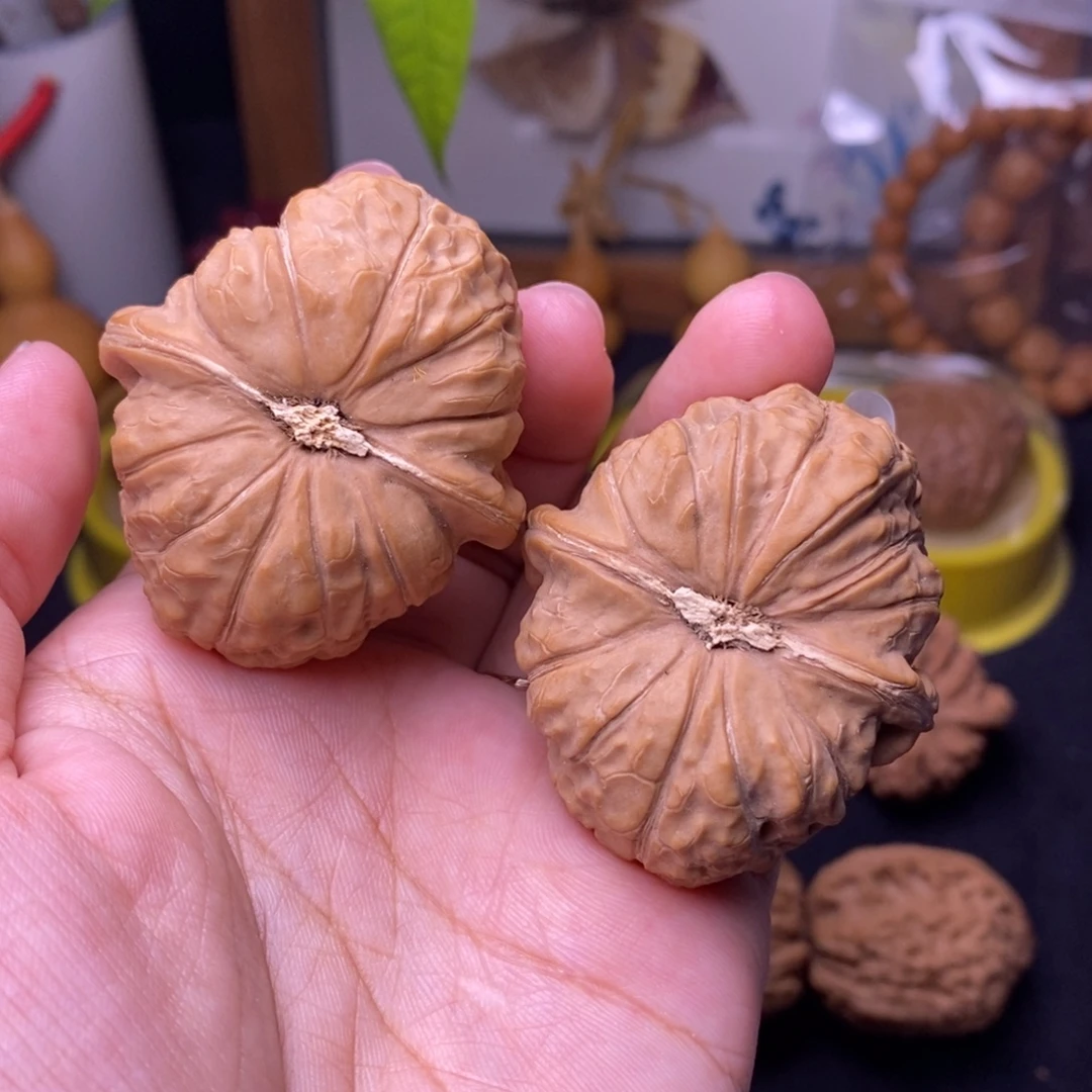 把件文玩核桃42南瓜墩