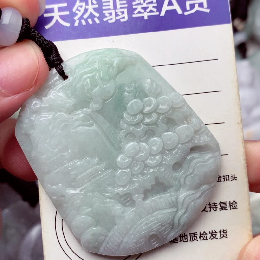 未镶嵌挂件翡翠翡翠