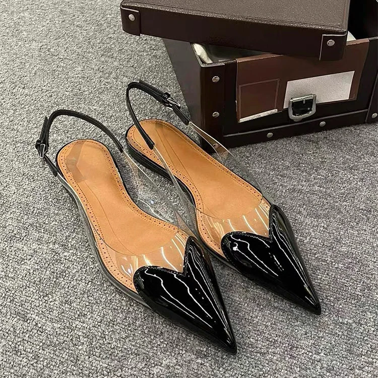 羊皮版~尖头时尚凉拖包头凉鞋女夏外穿平底鞋女士气质鞋子穆勒鞋