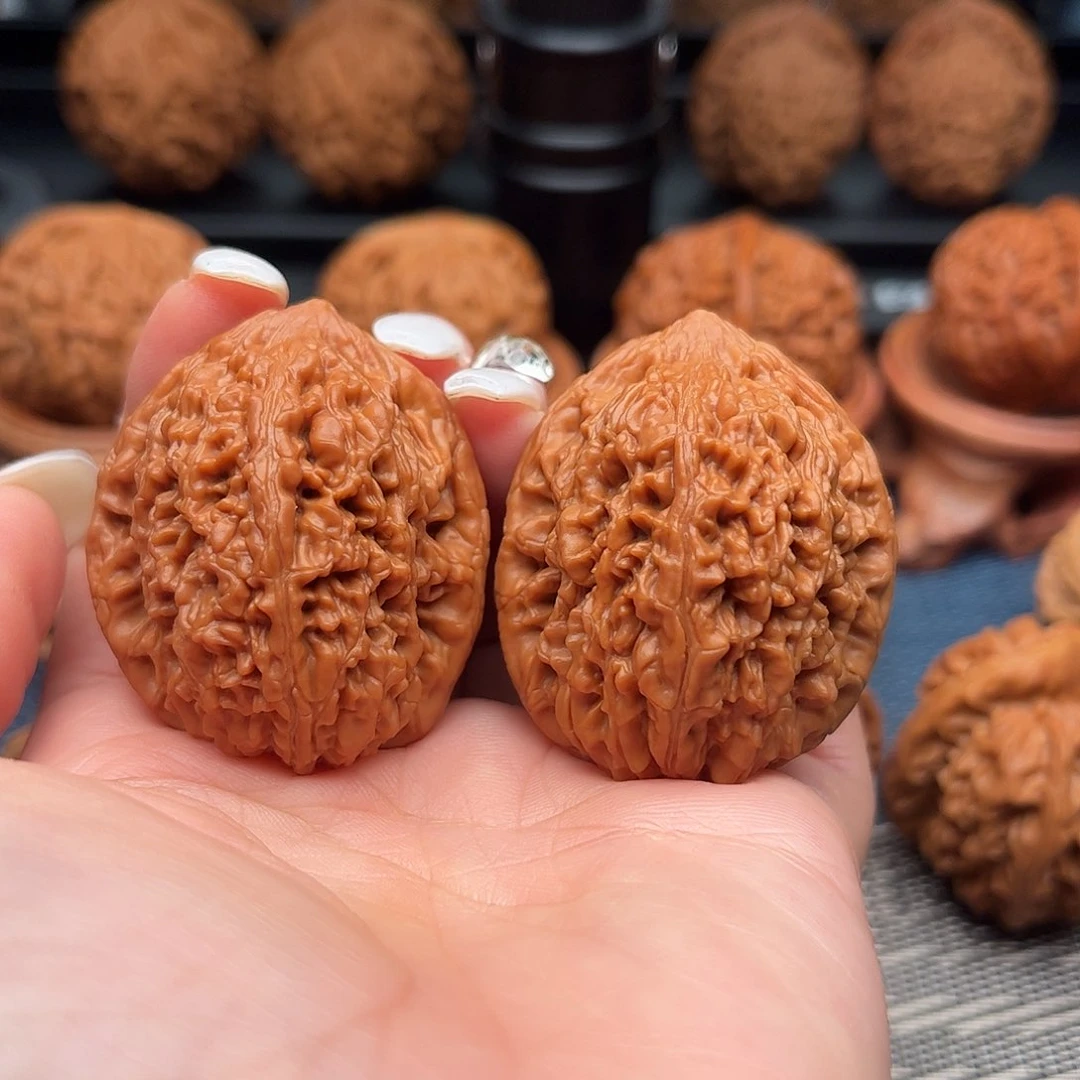 文玩核桃把件1321蒜头35