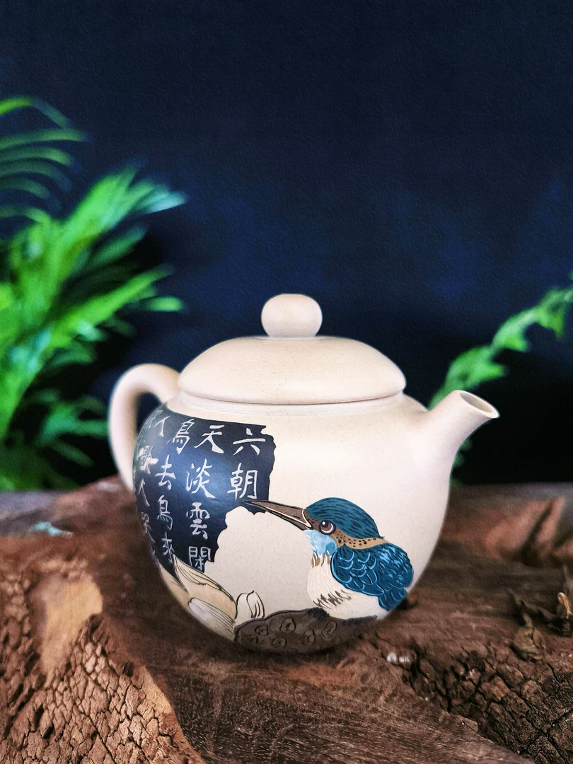 建水紫陶-白泥多道彩