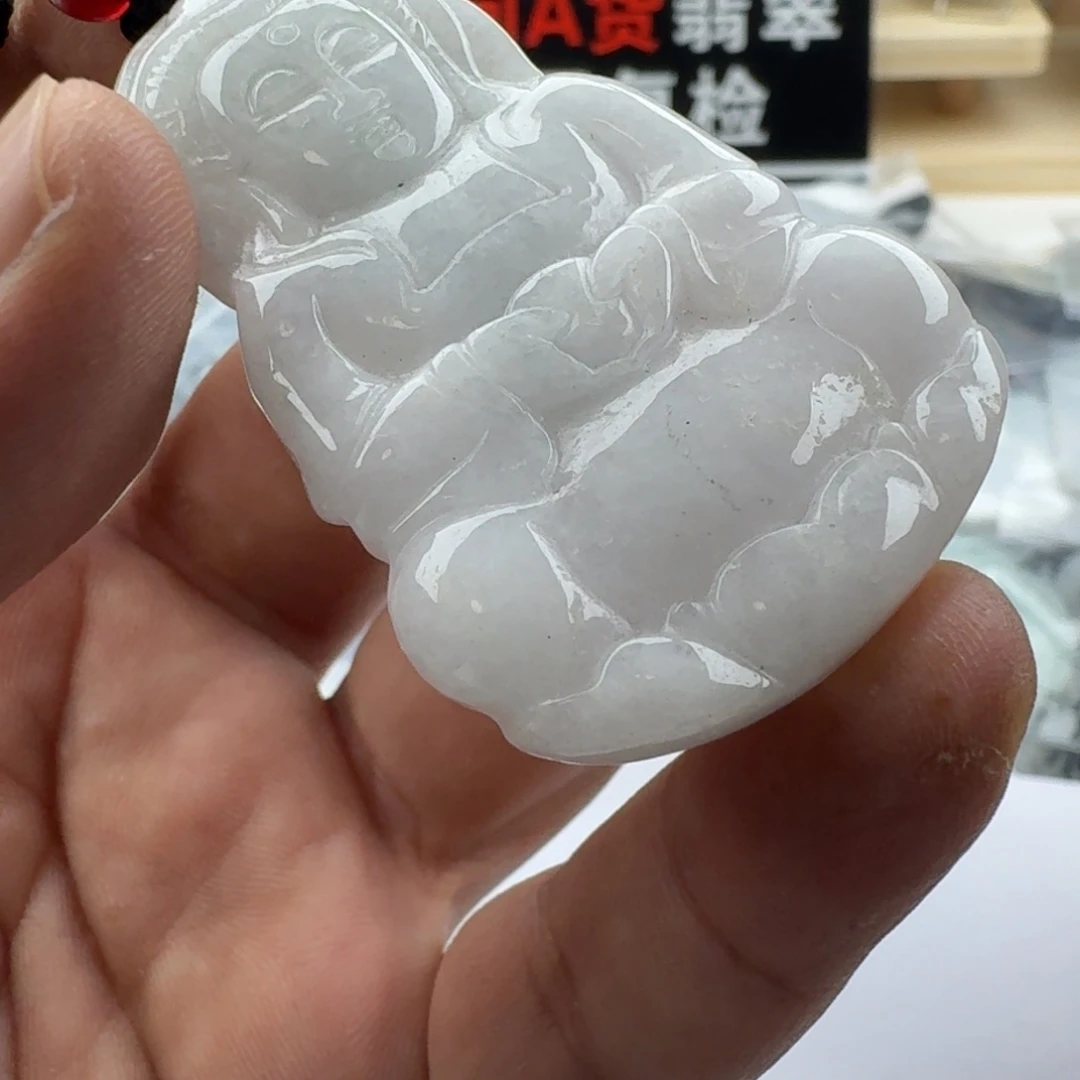 翡翠未镶嵌颈饰天然缅甸A货翡翠