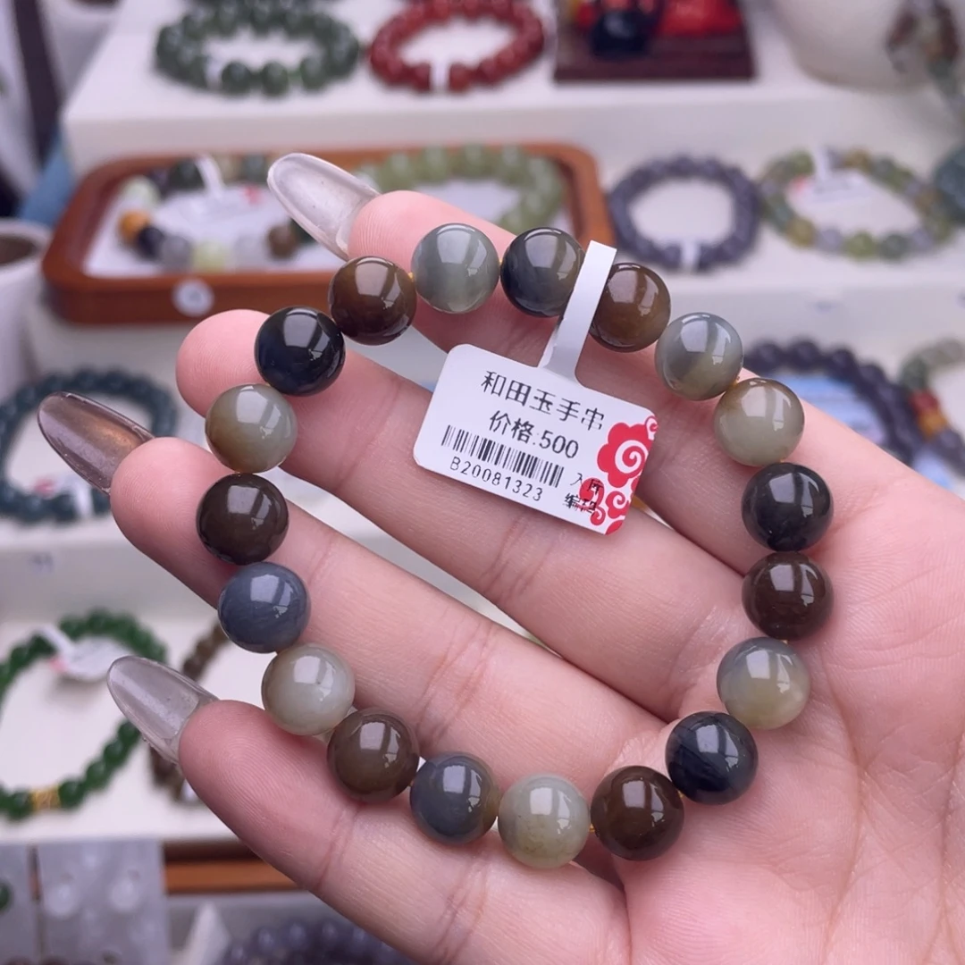 和田玉未镶嵌手串10mm