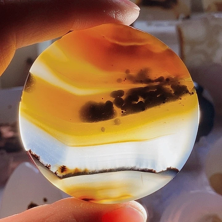 玛瑙/玉髓颈饰足银镀金镶嵌