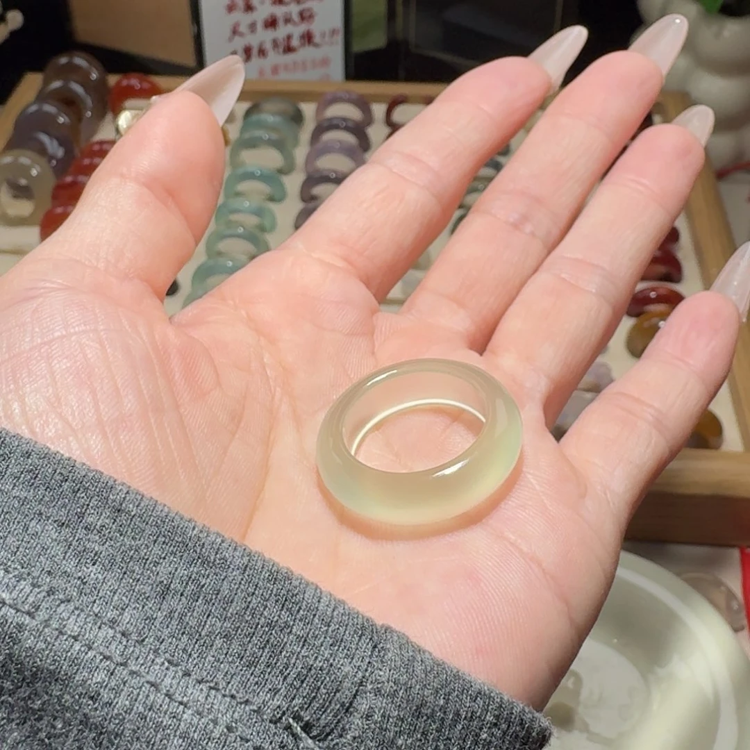 玛瑙/玉髓未镶嵌戒圈