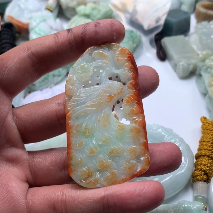 颈饰未镶嵌翡翠保真天然a货翡翠
