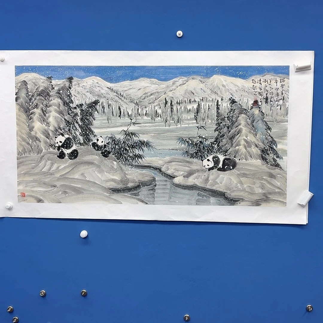 国画多次参加国内外书画