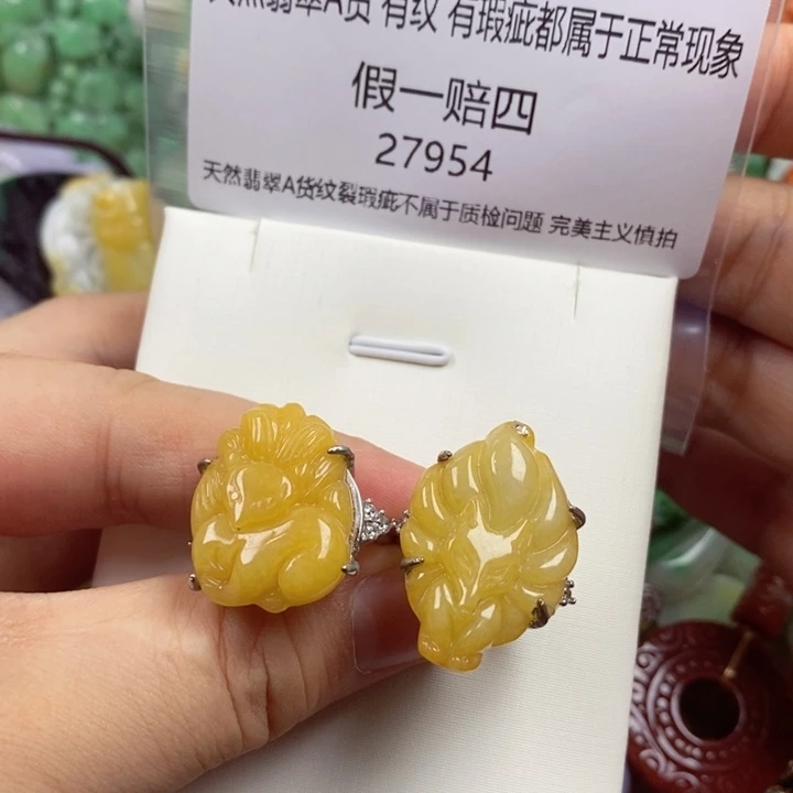 彩***姐翡翠未镶嵌吊坠(赠链)