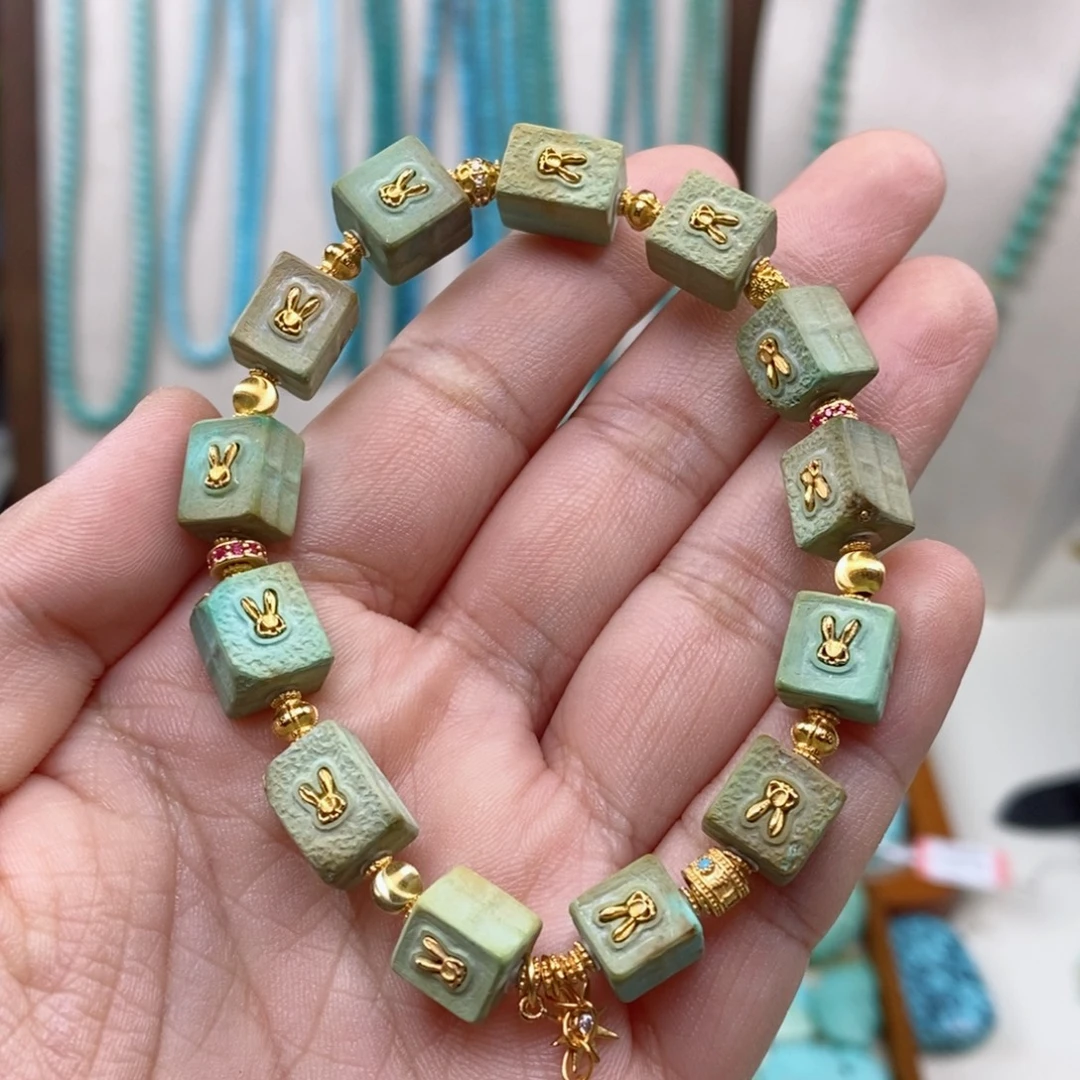 绿松石未镶嵌手串