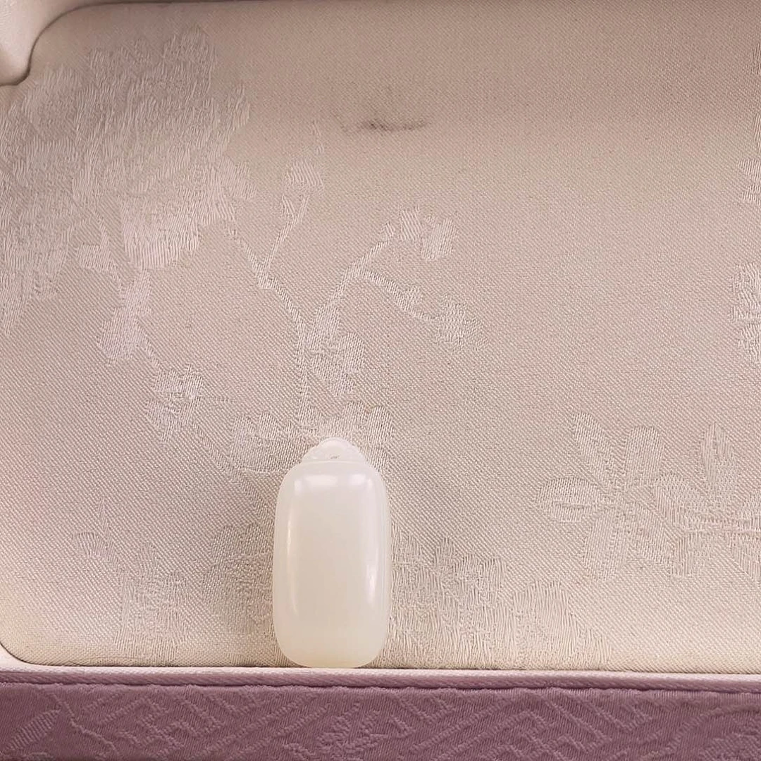 和田玉吊坠(不含链)未镶嵌白玉无事牌