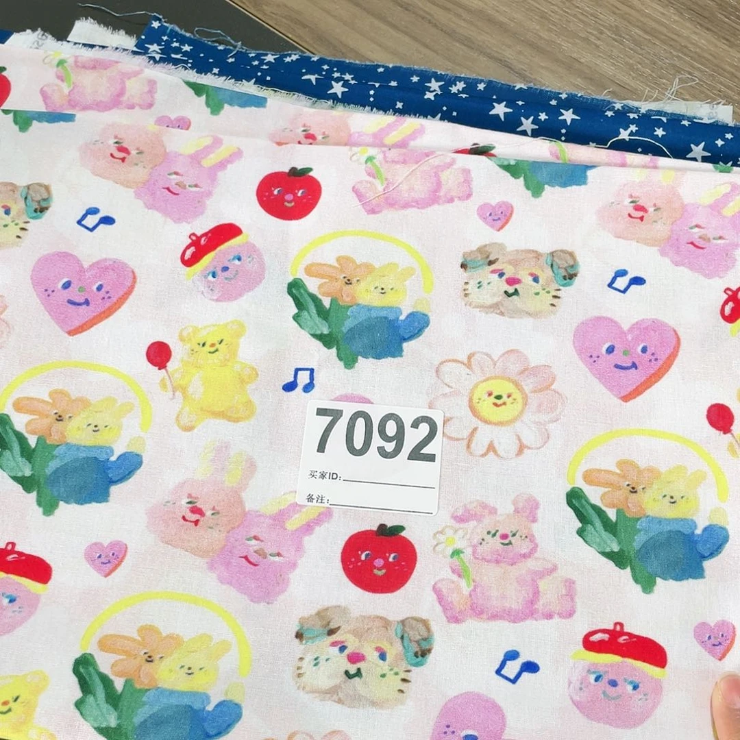 一米价纯棉平布1.1米宽果子布艺小块