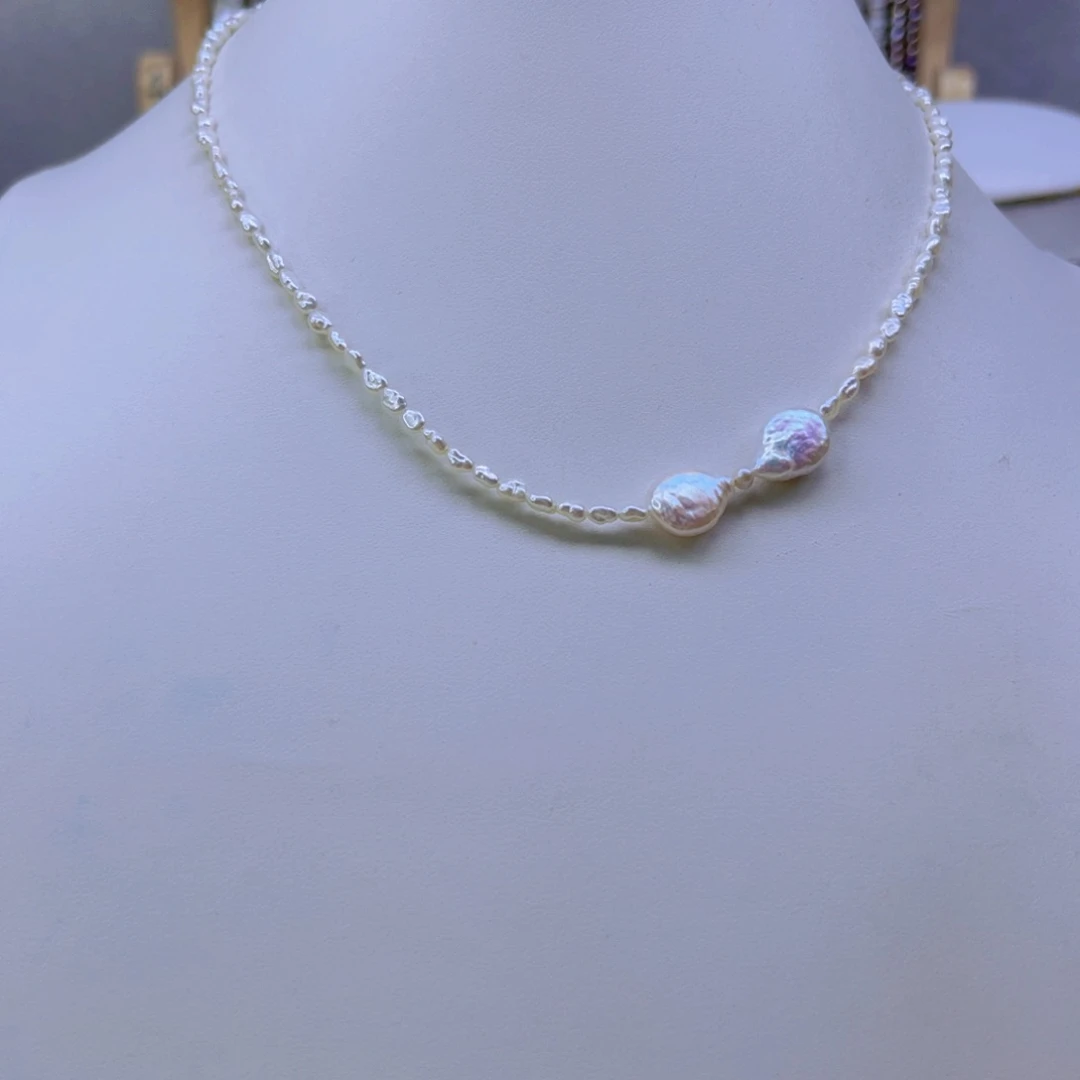 淡水珍珠手绳合金