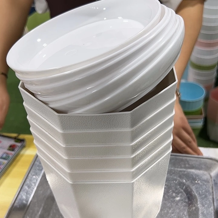 FZ155口15高16白色带托6只