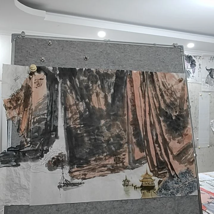 带灯款70*87CM，无装裱，，，