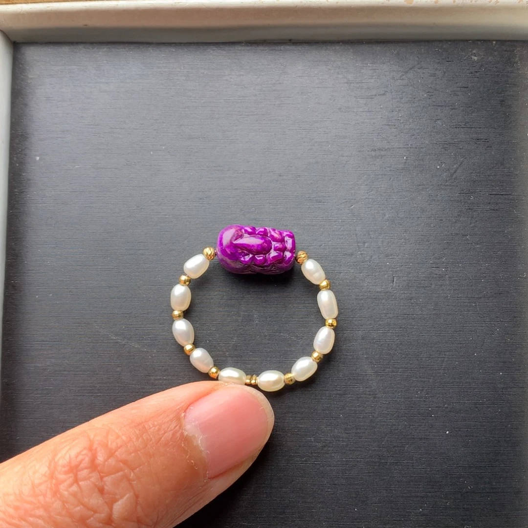 苏纪石（舒俱来）未镶嵌戒指