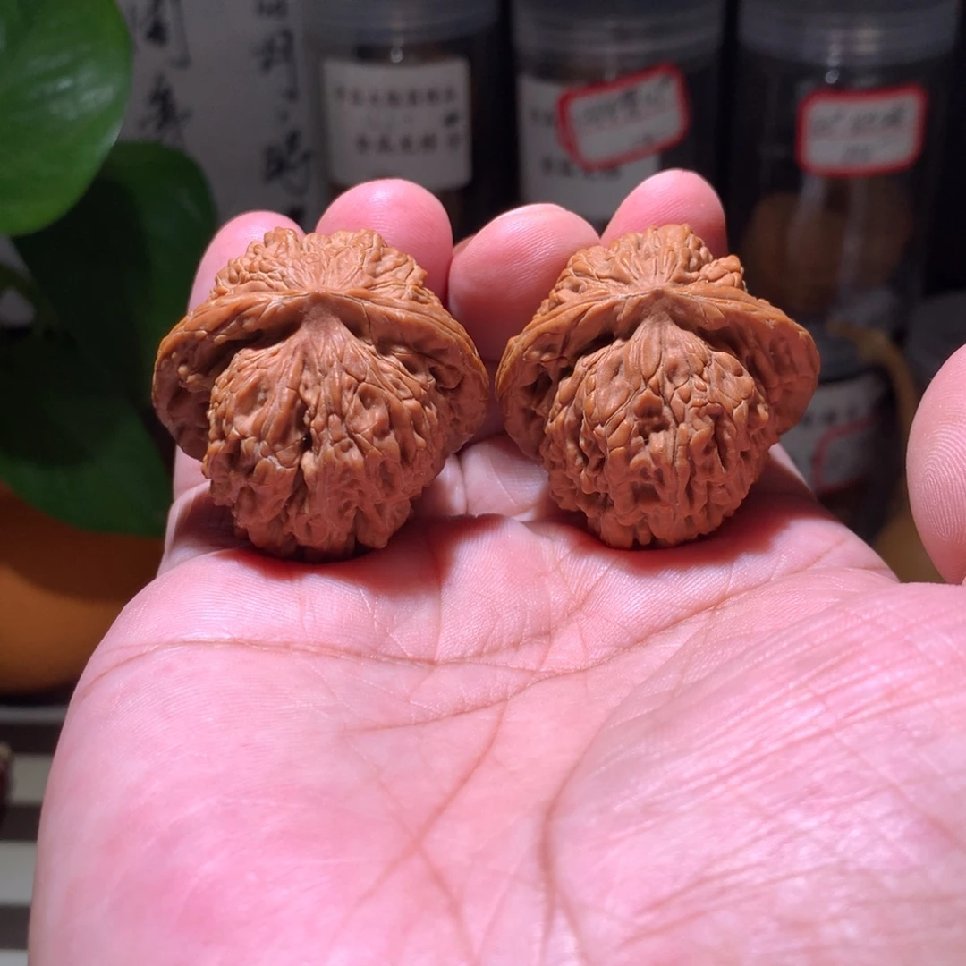 好***富吊坠文玩核桃四座楼