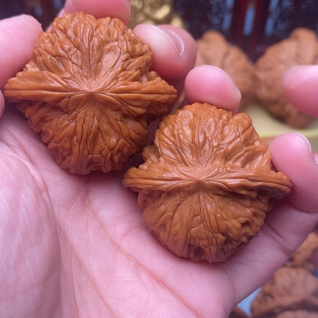 文玩核桃把件全品毕业山地正磨41尺