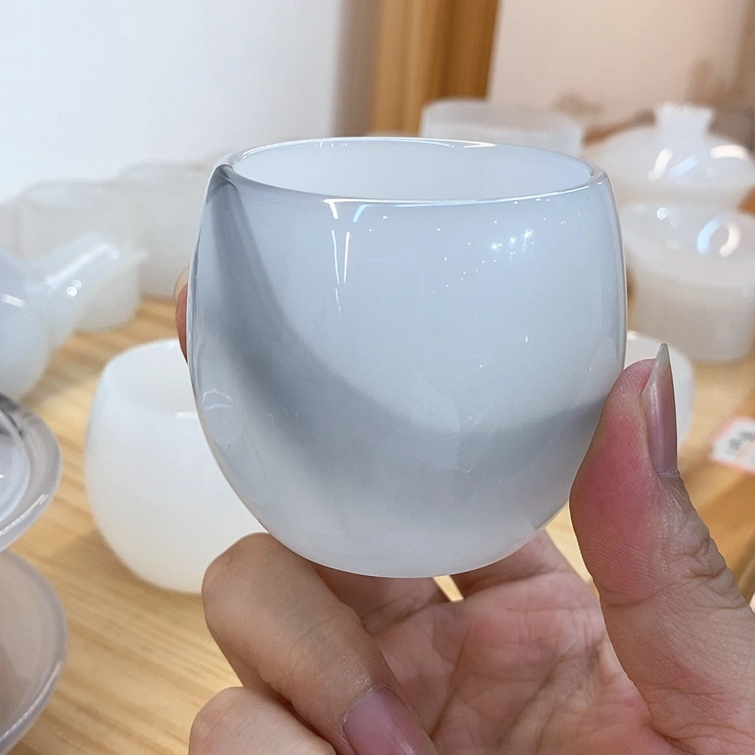 手工艺品琉璃水墨主人杯