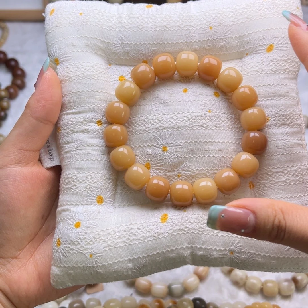 菩提根/象牙果吊坠奶咖桶珠卡13