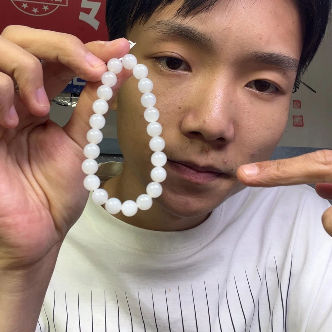 和田玉未镶嵌颈饰多样性野牛沟羊脂玉卡8货头