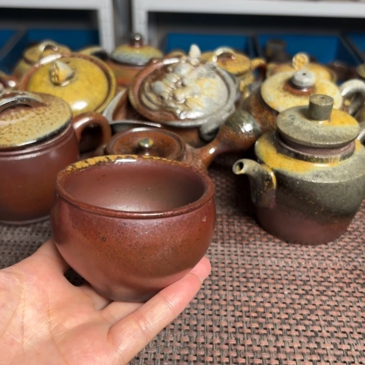 茶壶紫砂小水缸杯100