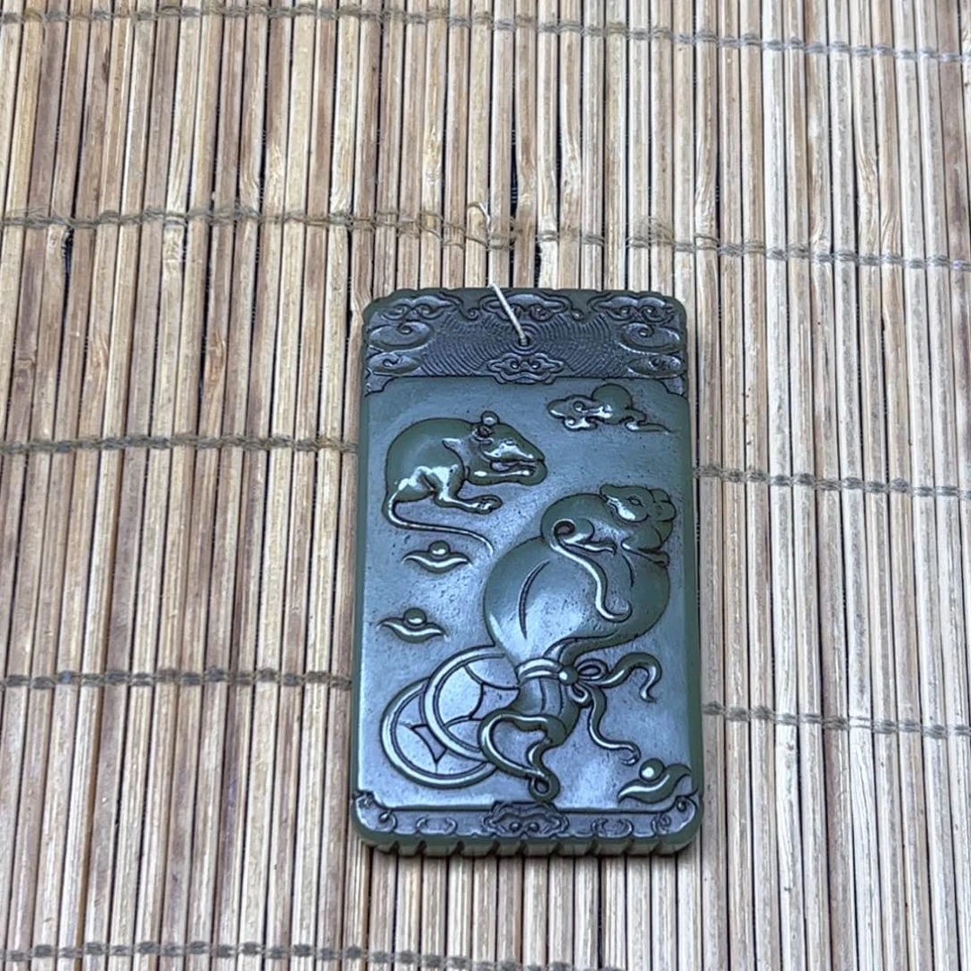 未镶嵌和田玉挂件微*