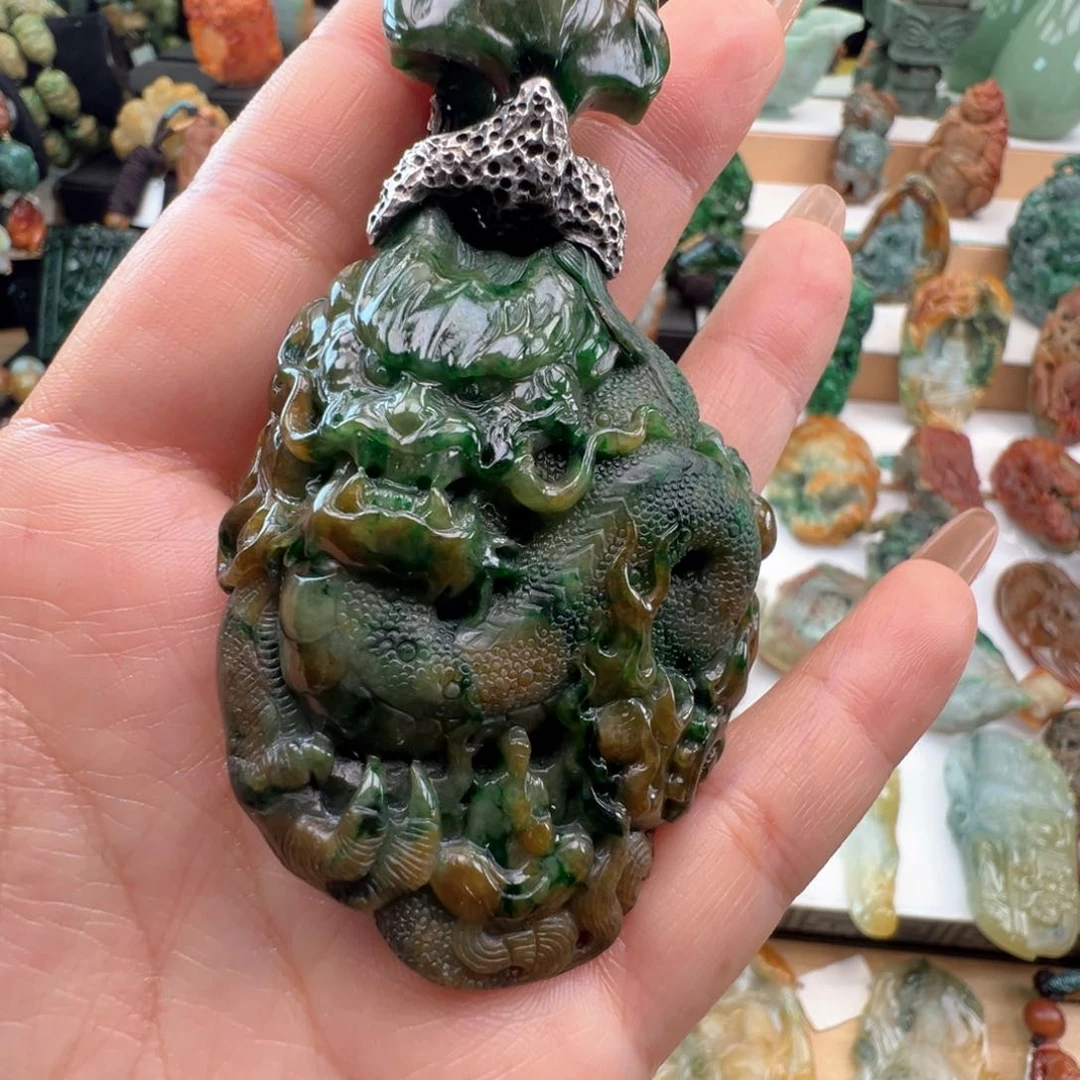 未镶嵌挂件翡翠@*爷天然缅甸