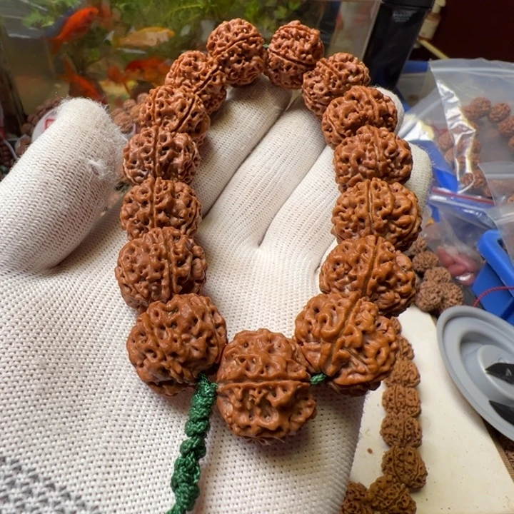 金刚菩提手串21安娜蜂窝双龙