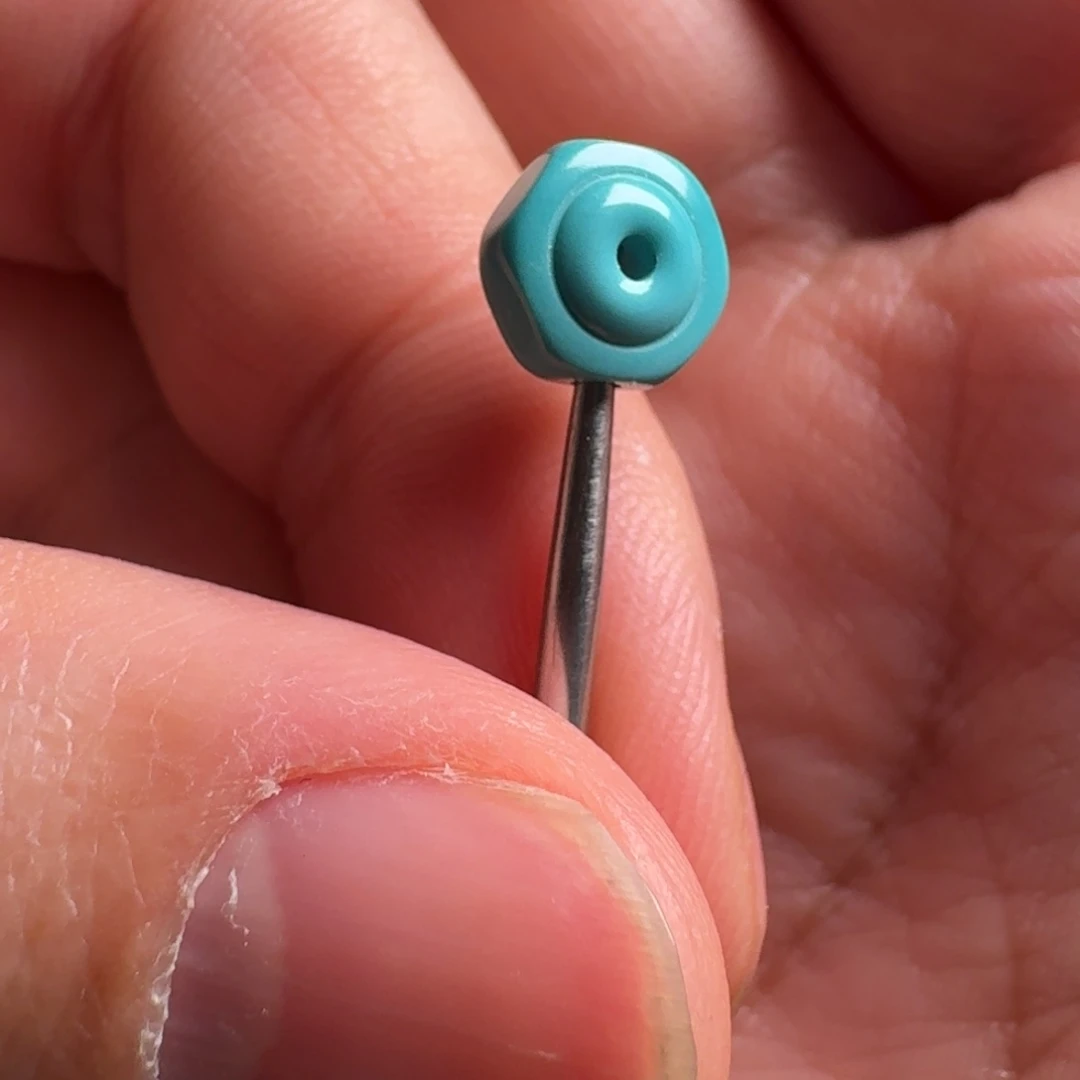 绿松石珠宝奇石未镶嵌8.5m m