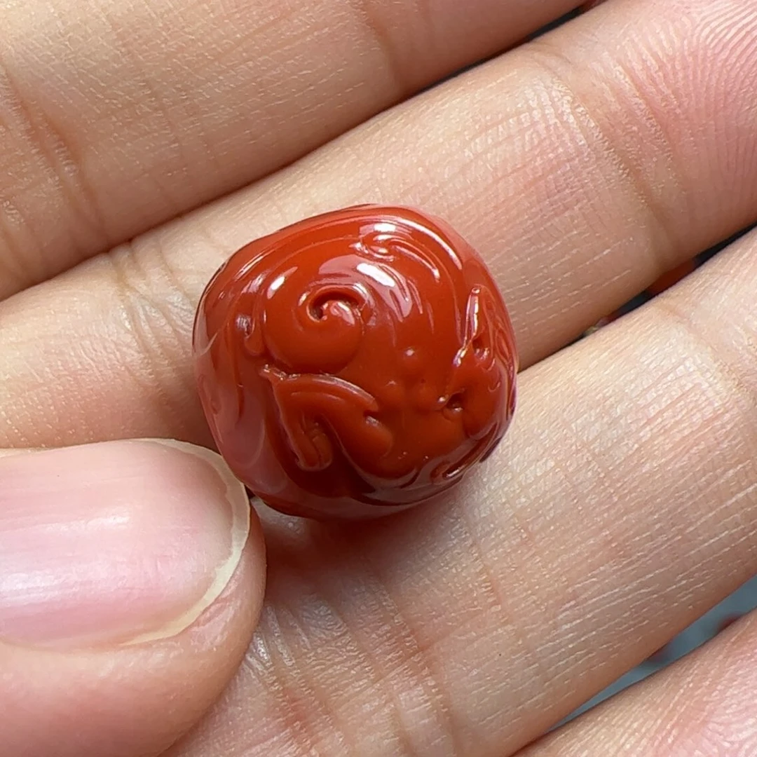 南红玛瑙珠子未镶嵌