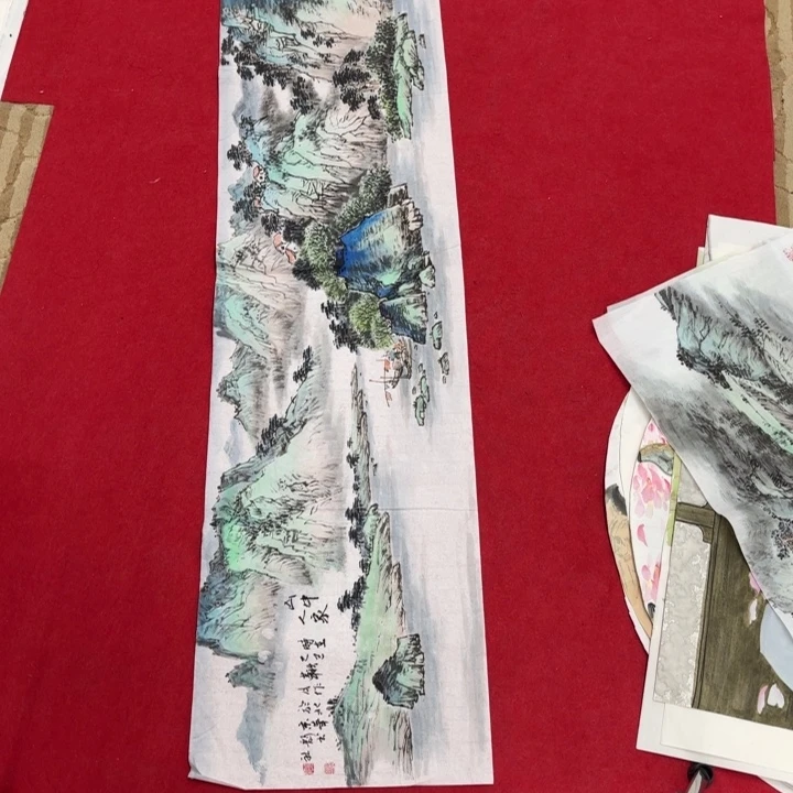 6***7国画花鸟等图案和造型各有