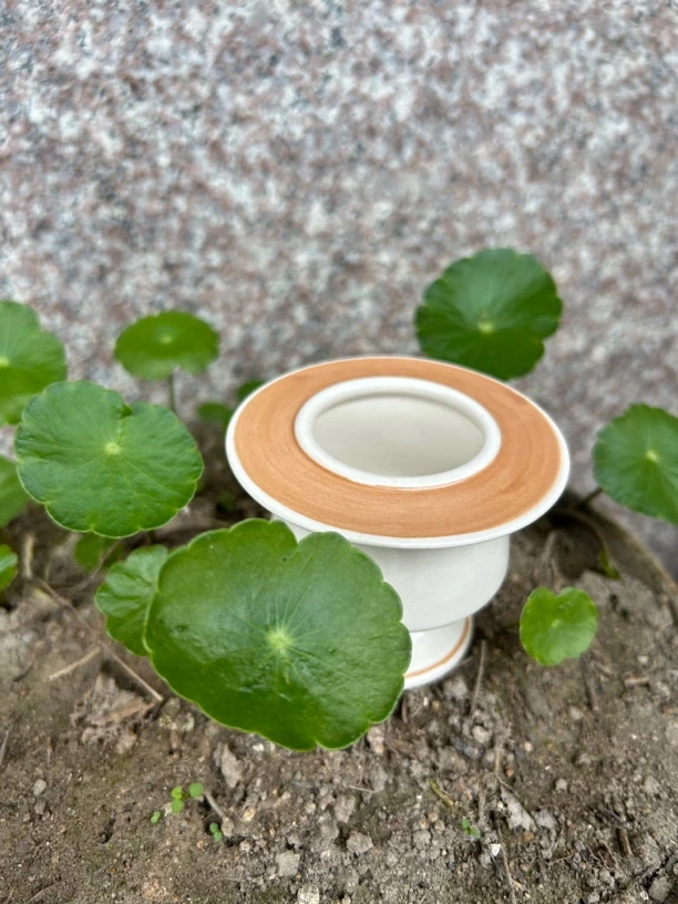 微瑕，轻孰陶瓷香炉家用室内熏香茶道零配线香香插底座，行炉