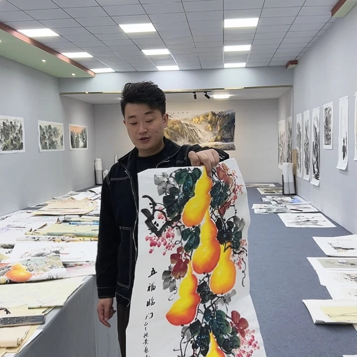 国画国画作品宣纸纯手绘