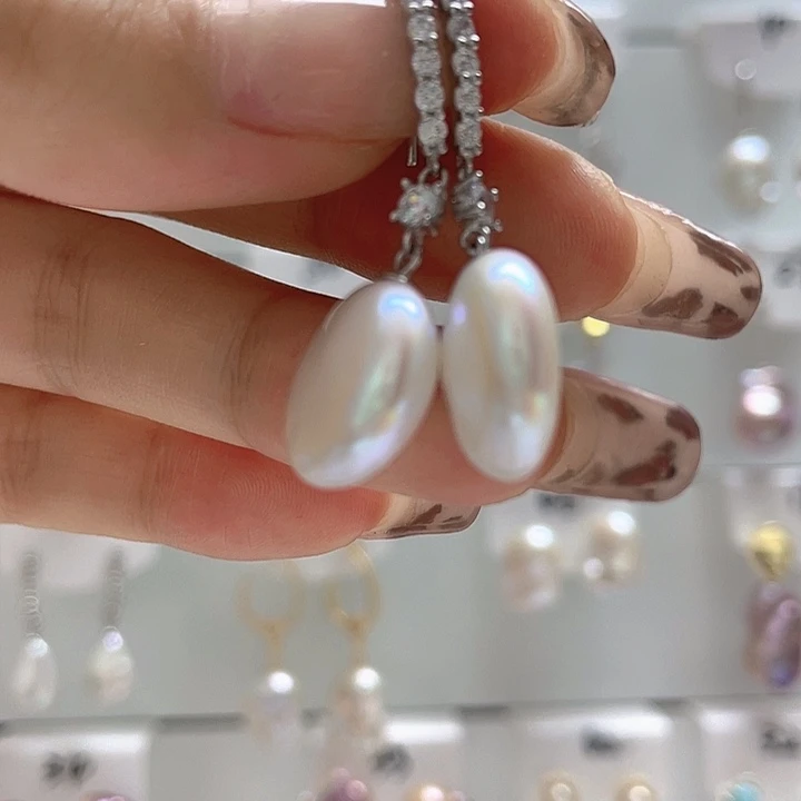 淡水珍珠戒指银S925镶嵌