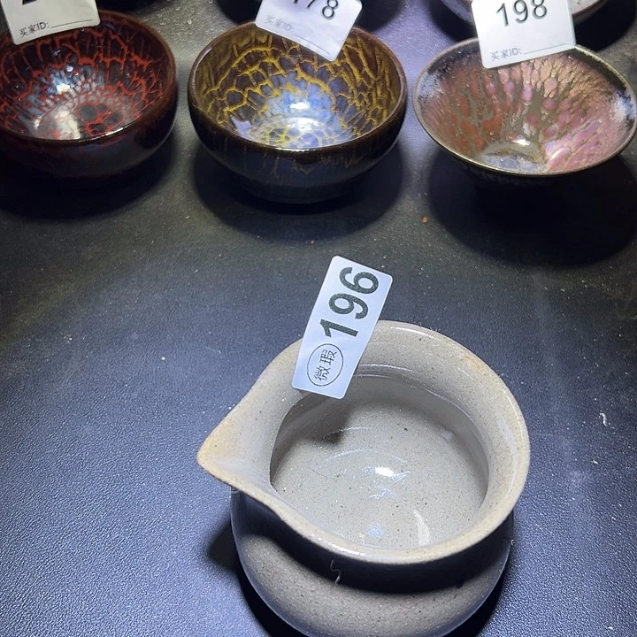 茶盏原矿原釉建盏瑕疵