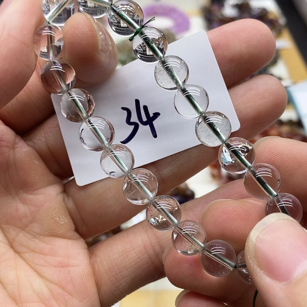 水晶手串未镶嵌天然