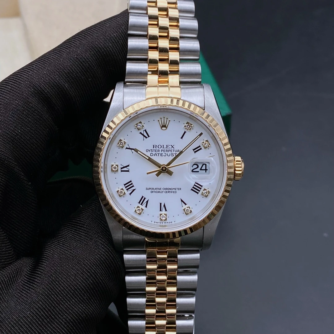 99新 Rolex/劳力士 日志16233/白盘/机械男表/表径36mm