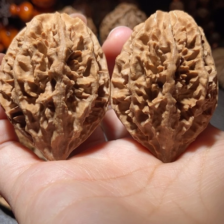 把件文玩核桃东北楸子小雪73