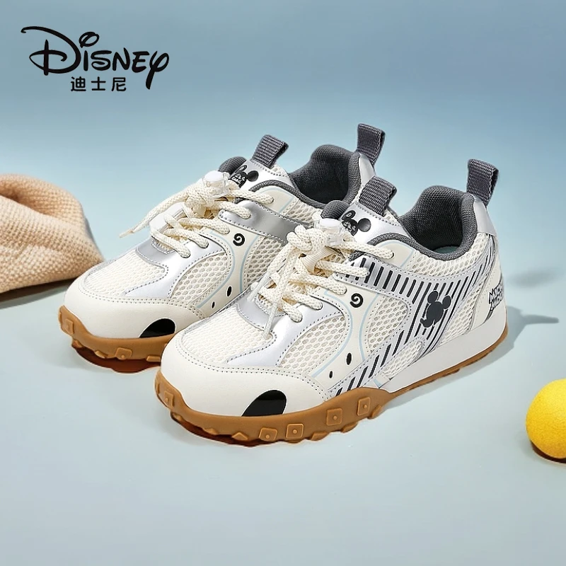 Disney/迪士尼男童运动鞋 2025新款春季儿童鞋透气网面防滑跑步鞋