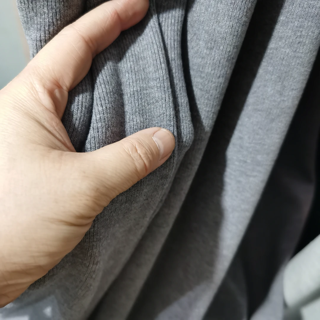 醋酸天丝羊绒布料烟灰色2米