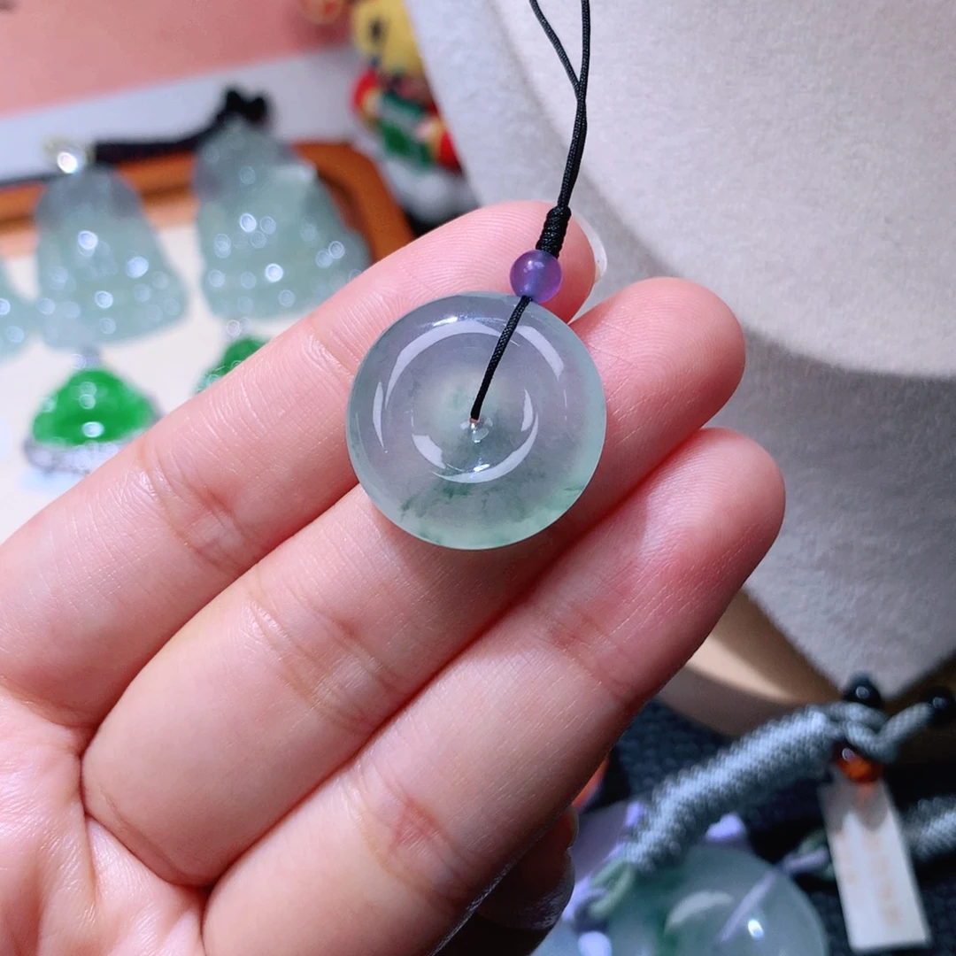 颈饰未镶嵌翡翠扣子21.8*6