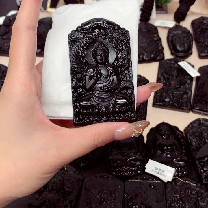 天然a货钢琴黑挂件