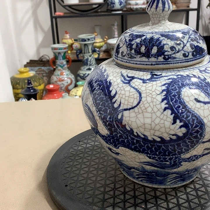 陶摆件博古架陶瓷摆件