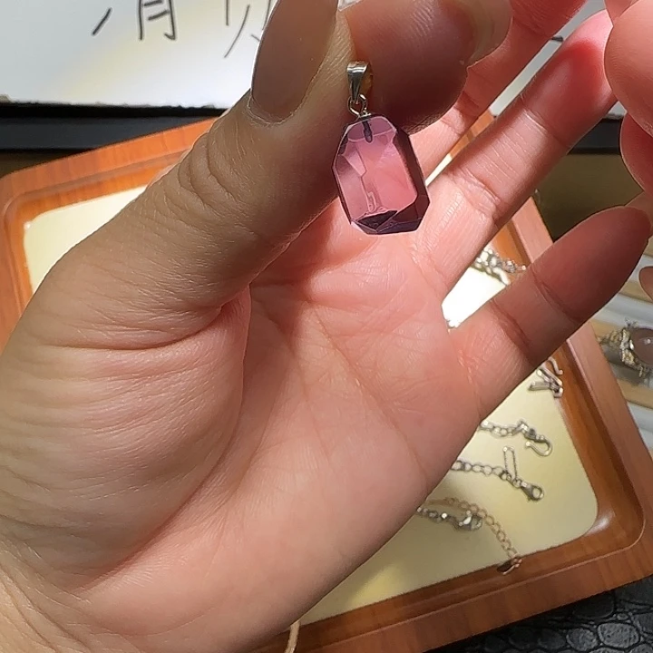 银S925镶嵌戒指水晶