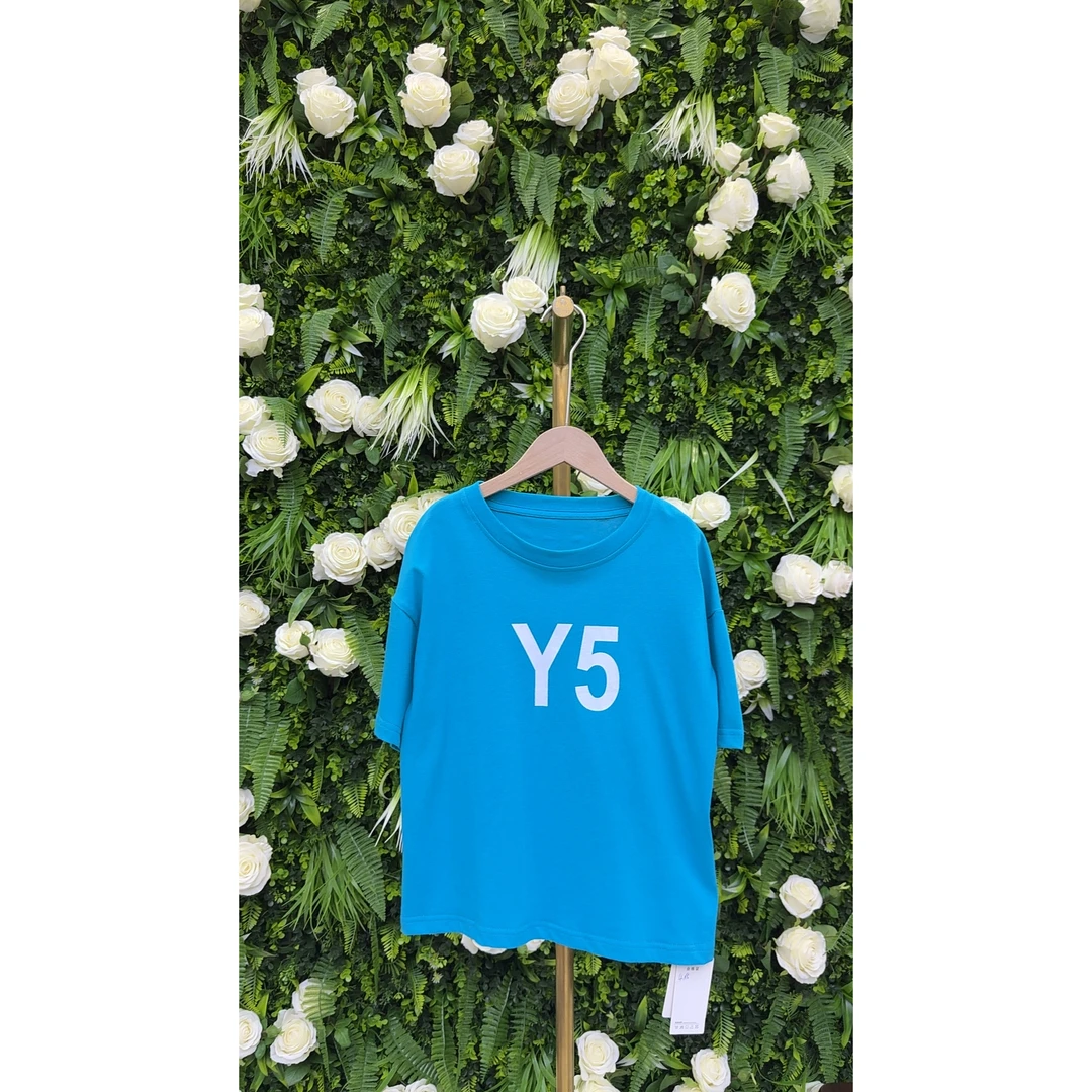 品牌高端透气纯棉字母印花T恤【大童-青少年】短袖【130-170】——T115