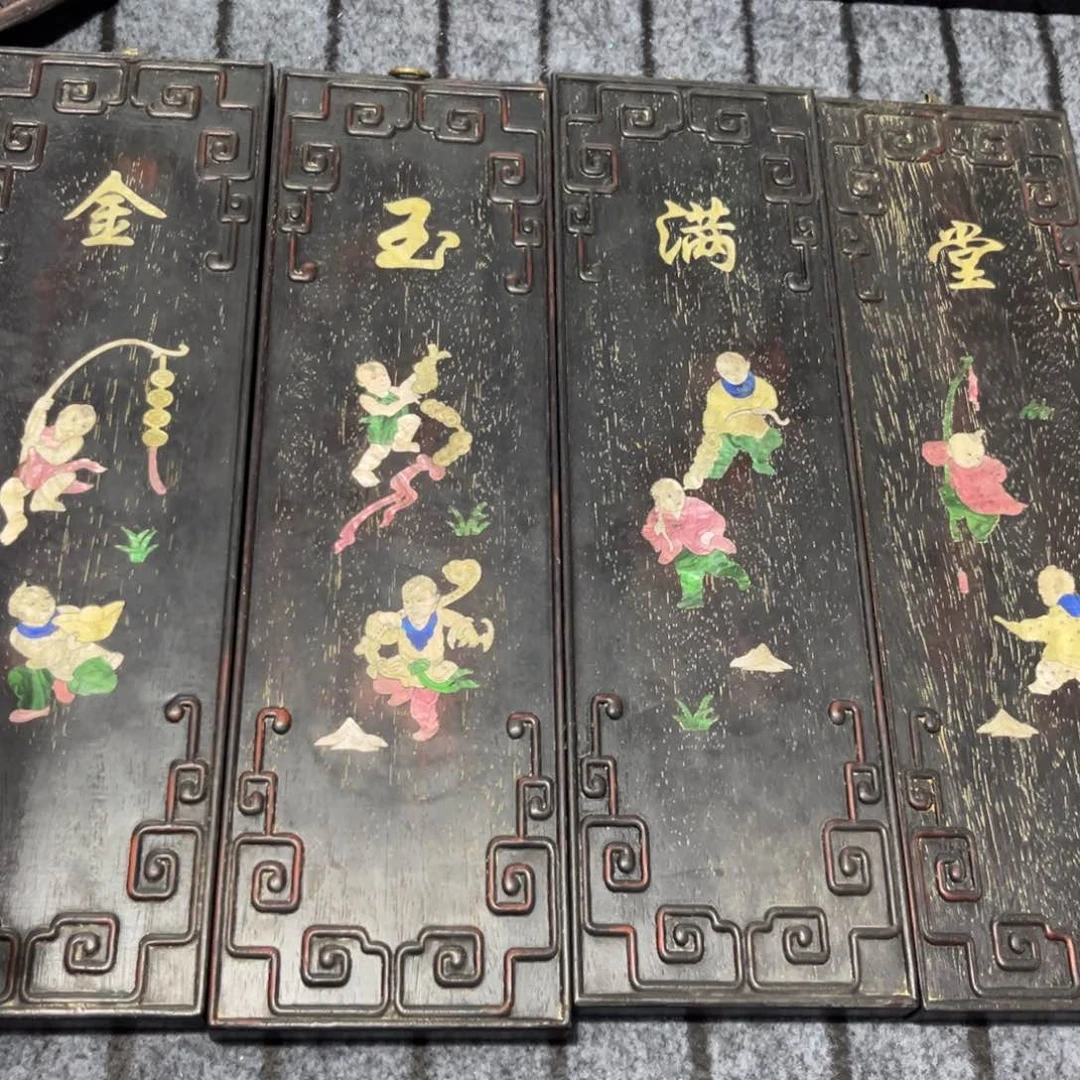 木非洲紫檀木雕牌匾挂匾