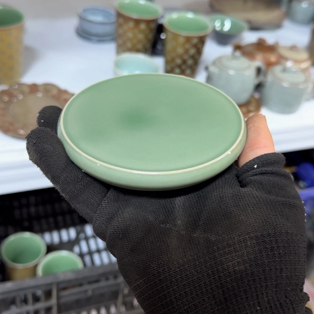 小金茶具青瓷茶器