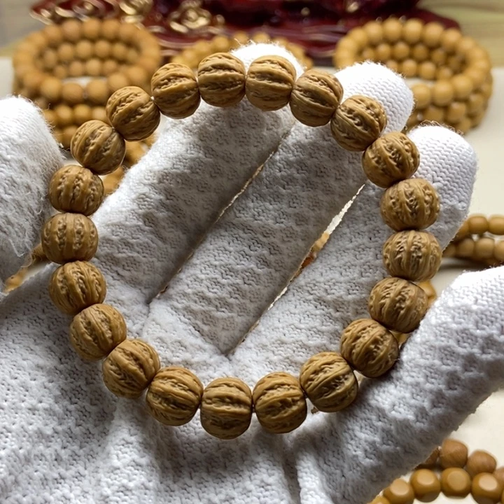 猴头核桃手串微**行京八棱12全品