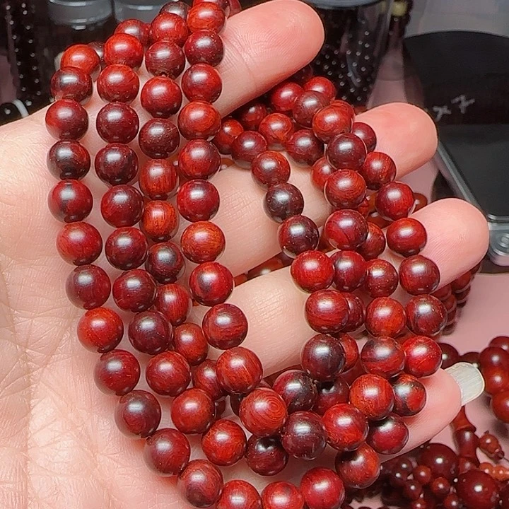 小叶紫檀手串/手链石*0.8/108