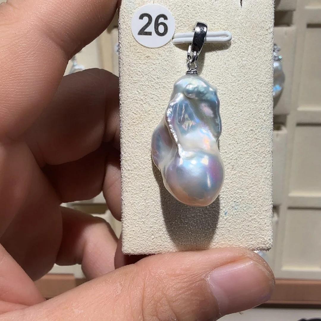 吊坠(不含链)合金淡水珍珠